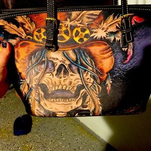 Skull tote